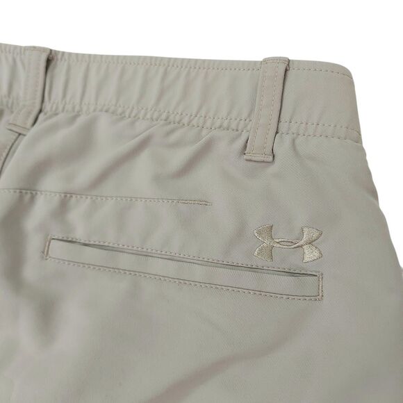 Under Armour Pants Mens 30x32 Beige Straight Leg Comfort Nylon Performance Golf - Picture 7 of 12